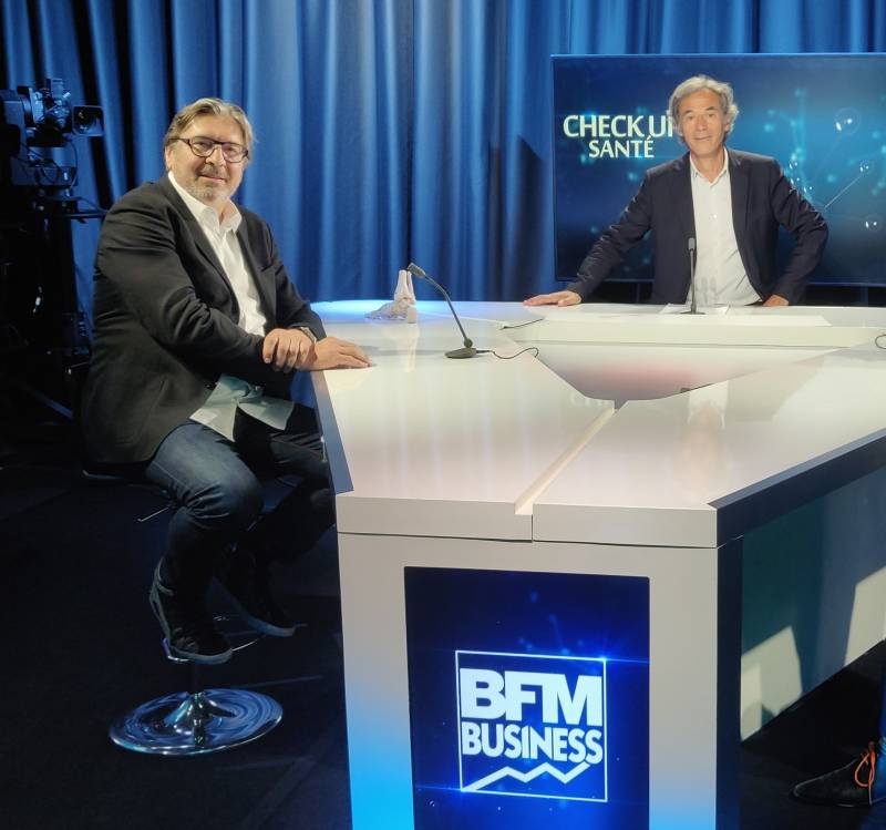 Docteur Christophe Cermolacce invité sur BFM Business par le Docteur Fabien Guez (Check Up Santé)