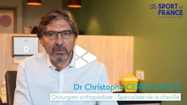 Interview du Docteur Christophe Cermolacce, spécialiste de la cheville du sportif, chirurgien orthopédiste à Paris, Marseille et Calvi